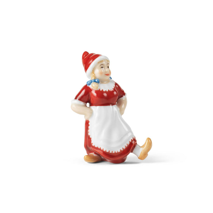 Royal Copenhagen Jahresfigur Santa Weihnachtsfrau 2024, 10 cm