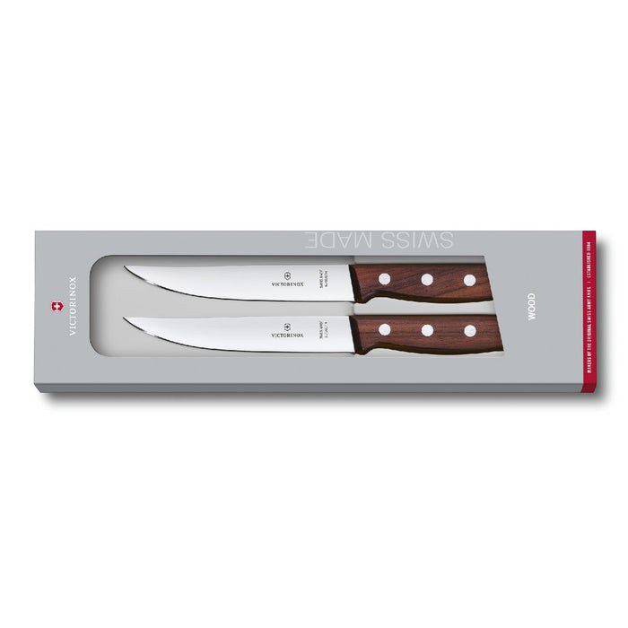 Victorinox Rosewood Steakmesser-Set, 2-teilig, Geschenkverpackung