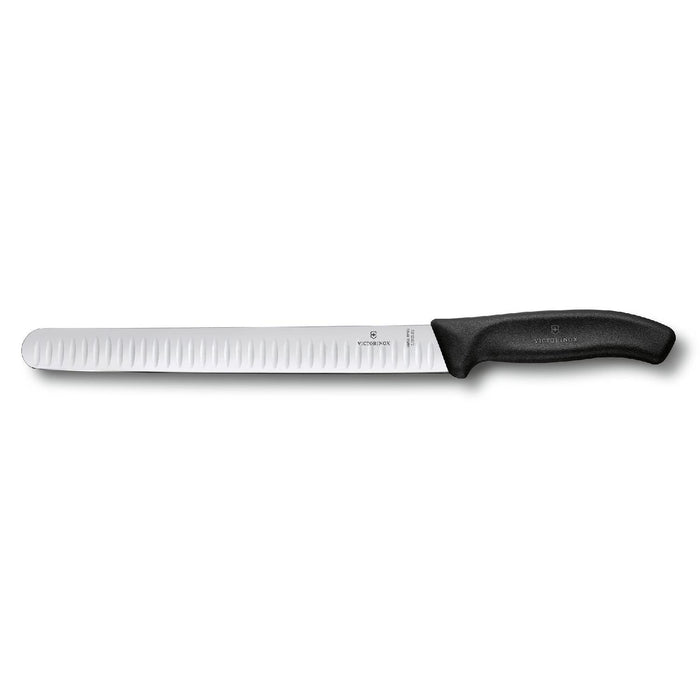 Victorinox SwissClassic, Schinkenmesser, Kullenschliff, 25cm, schwarz, G