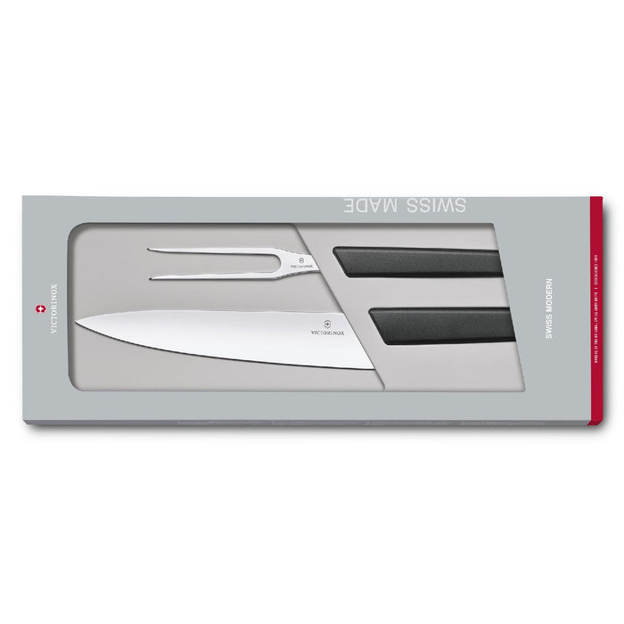 Victorinox Swiss Modern Tranchier-Set, 2-teilig, schwarz