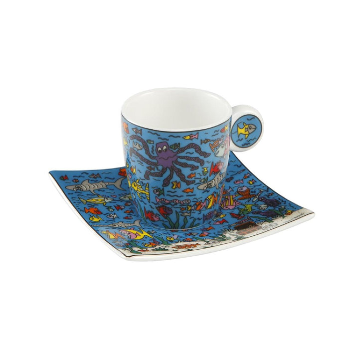 Goebel James Rizzi  - Under the Deep Blue Sea - Espressotasse