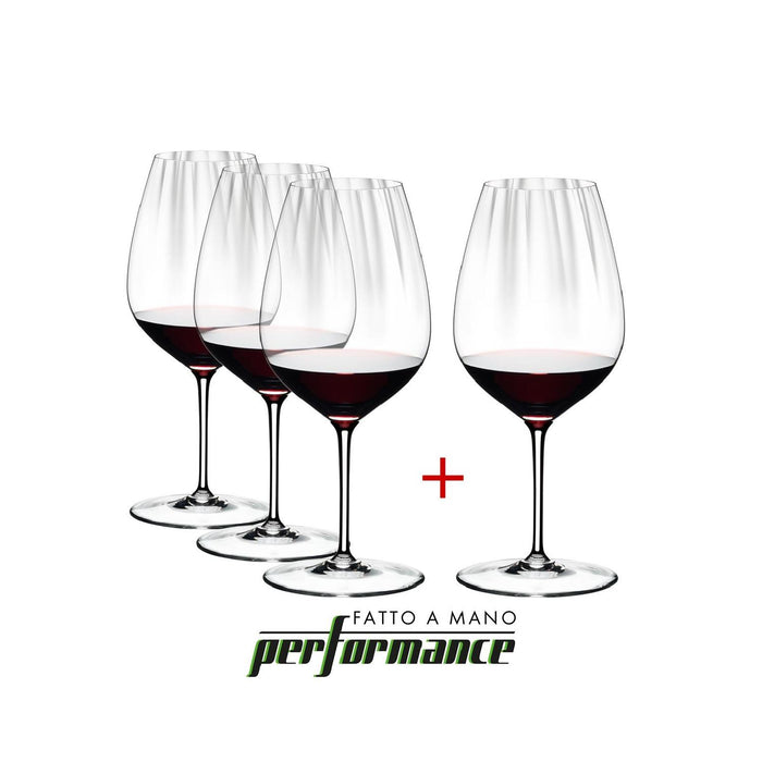 RIEDEL PERFORMANCE CABERNET/MERLOT PAY 3 GET 4