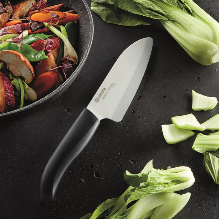 KYOCERA GEN Cut & Peel Set: Santoku-Keramikmesser mit Schäler