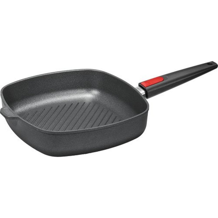 Woll Nowo Titanium Induktion, Grillpfanne viereckig, AS 28 x 28 cm, 6,5 cm hoch