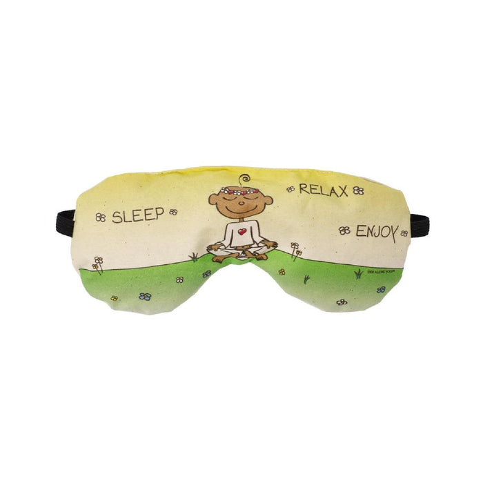 Goebel Textilien Der kleine Yogi - Sleep-Relax-Enjoy - Schlafmaske