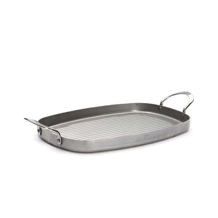 De Buyer GRILLPFANNE 2 GRIFFE MINERAL B RECHTECK. 38X26CM