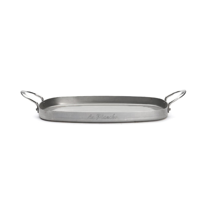 De Buyer GRILLPFANNE 2 GRIFFE MINERAL B RECHTECK. 38X26CM