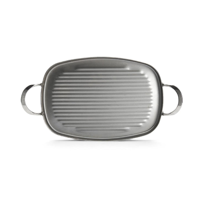 De Buyer GRILLPFANNE 2 GRIFFE MINERAL B RECHTECK. 38X26CM