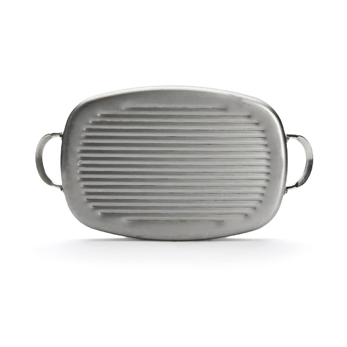 De Buyer GRILLPFANNE 2 GRIFFE MINERAL B RECHTECK. 38X26CM