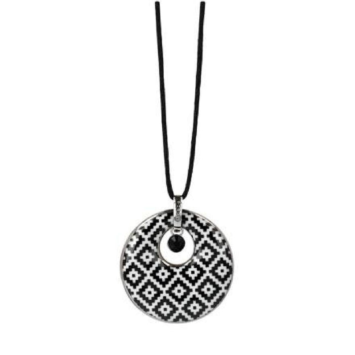 Goebel Black and White Maja von Hohenzollern - Design Diamonds - Halskette