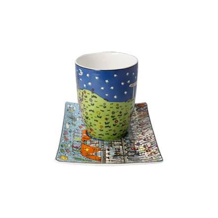 Goebel James Rizzi James Rizzi - "All Roads Lead to Bremen" - Künstlertasse